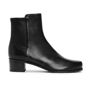 NWT Stuart Weitzman Easyon Booties Black Leather